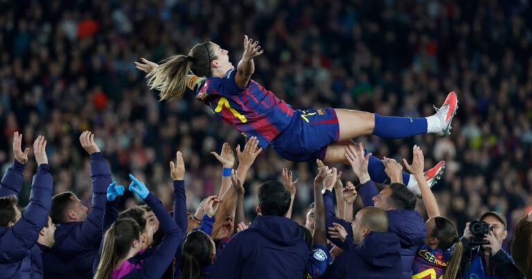 Alexia Putellas logró el título con el Barcelona y quebró un récord de Lionel Messi