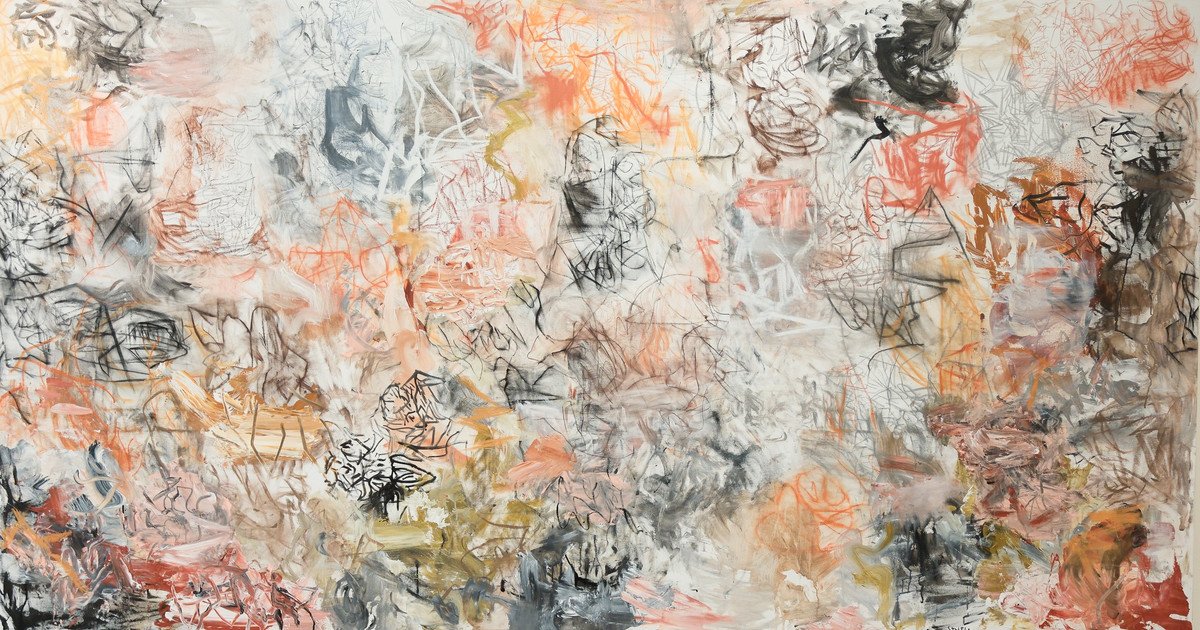 Micromundos radiantes: pinturas y collages de Eduardo Stupía