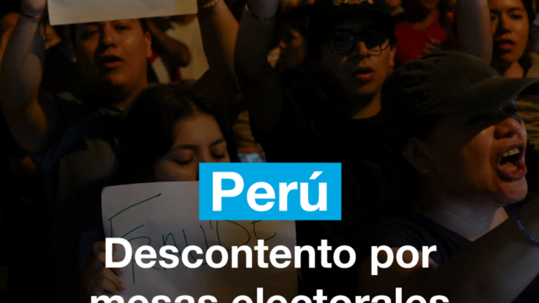 Perú: descontento por mesas electorales que no abrieron