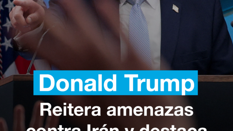 Trump reitera amenazas contra Irán y destaca el rescate de piloto estadounidense