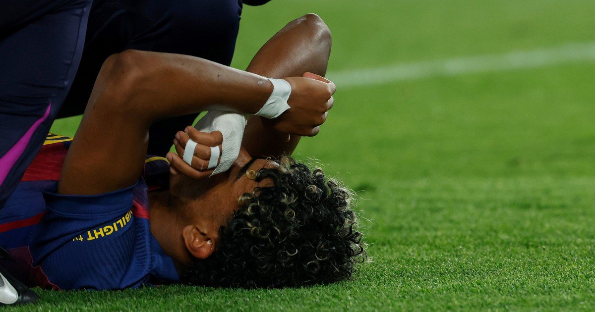 Barcelona confirmó la lesión de Lamine Yamal con un parte médico: le dice adiós a la temporada y esperan que llegue al Mundial