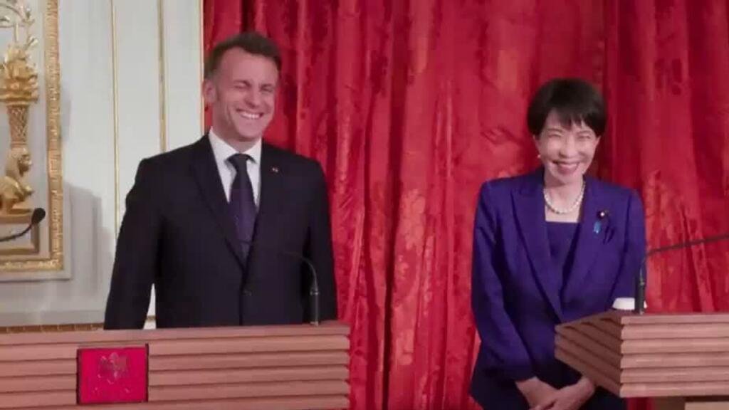 Macron y Takaichi refuerzan alianza por la reapertura del estrecho de Ormuz