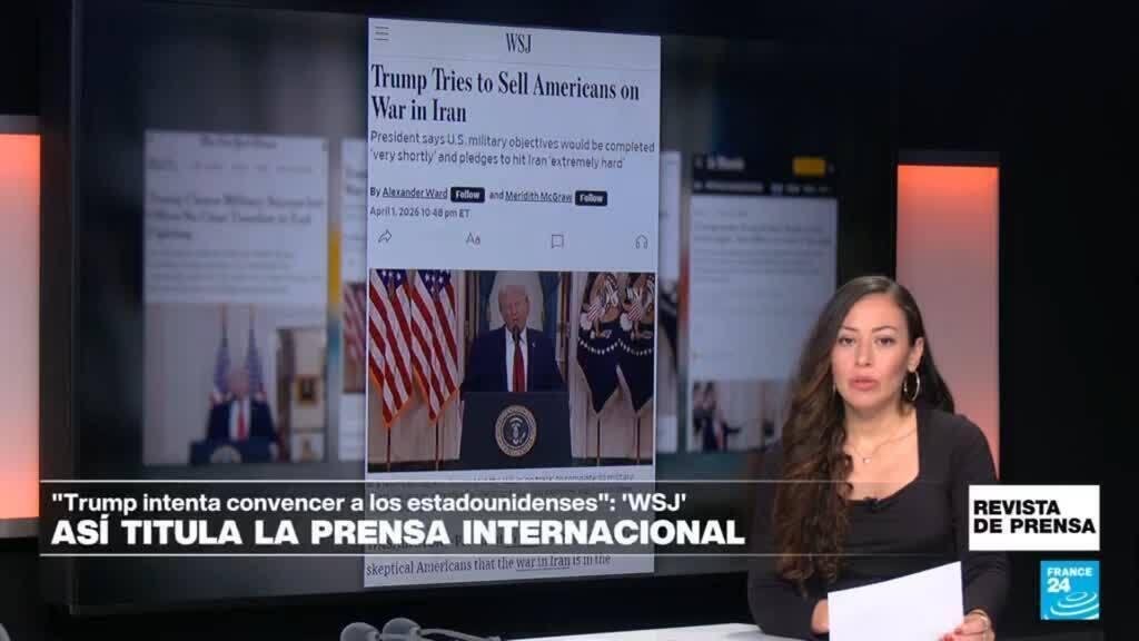 "Trump trata de vender a los estadounidenses la guerra en Irán": 'The Wall Street Journal'