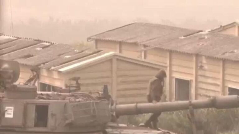 Líbano: Israel refuerza patrullajes en la frontera en medio de una tormenta de arena