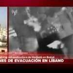 Ordenan evacuaciones ante el aumento de los bombardeos en el sur de Líbano