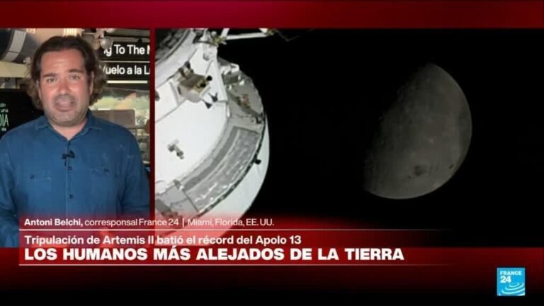 Artemis II rompe récord de los humanos más alejados de la Tierra