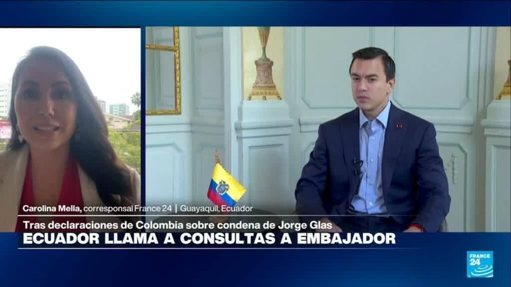 Ecuador llama a consultas a embajador en Colombia tras declaraciones de Petro sobre Jorge Glas
