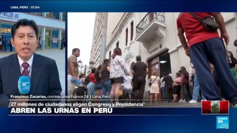 Informe desde Lima: Perú abre la urnas para elegir nuevo presidente y renovar el Parlamento