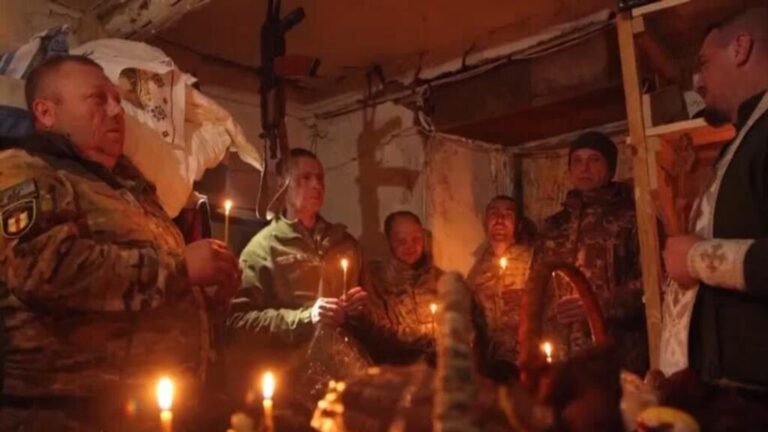 Pascua ortodoxa en guerra: Ucrania lucha por la paz en medio de ataques persistentes