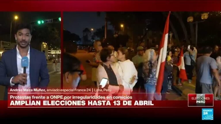 Informe desde Lima: descontento y frustración entre los votantes por irregular jornada electoral