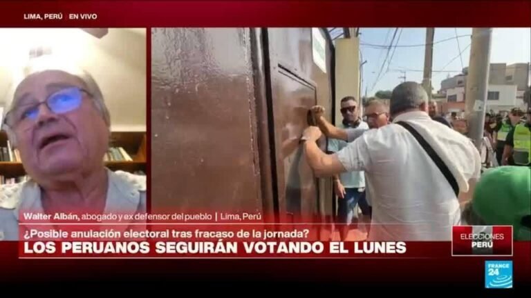Walter Albán: "De más de 95.000 mesas electorales en Perú, solo unas 222 no llegaron a abrirse"