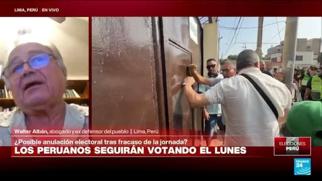 Walter Albán: "De más de 95.000 mesas electorales en Perú, solo unas 222 no llegaron a abrirse"
