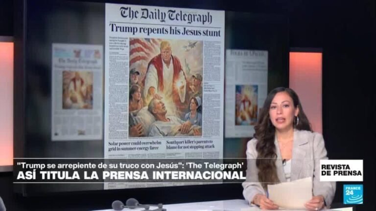 "Trump se arrepiente de su maniobra sobre Jesús": 'The Daily Telegraph'