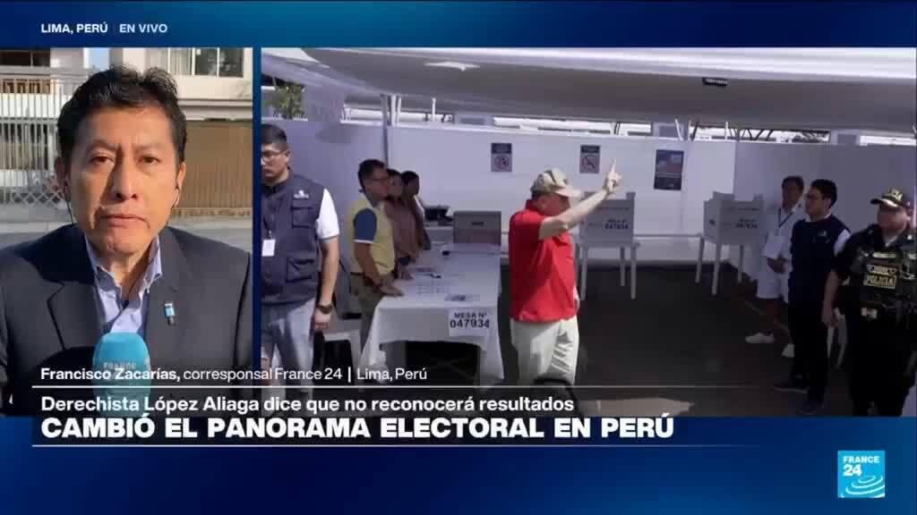Informe desde Lima: 90% de las actas escrutadas en Perú; Fujimori a la espera de conocer su rival