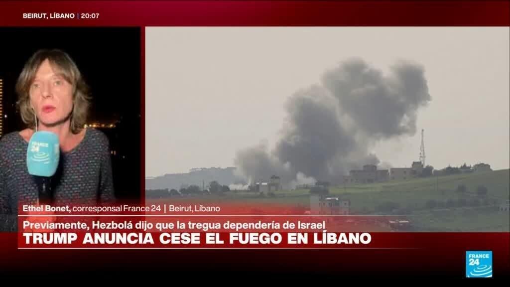 Informe desde Beirut: anuncio de alto el fuego de Trump genera esperanza e incertidumbre en Líbano