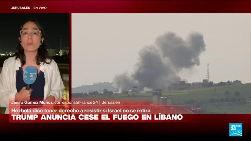 Informe desde Jerusalén: Trump anuncia cese el fuego entre Israel y Hezbolá