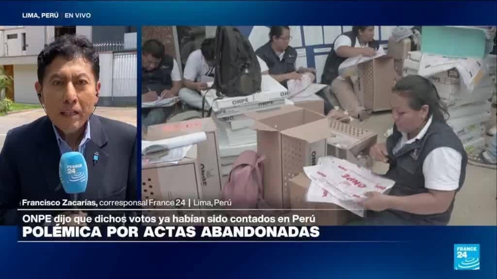 Informe desde Lima: polémica por cajas con actas abandonadas en pleno conteo de votos en Perú