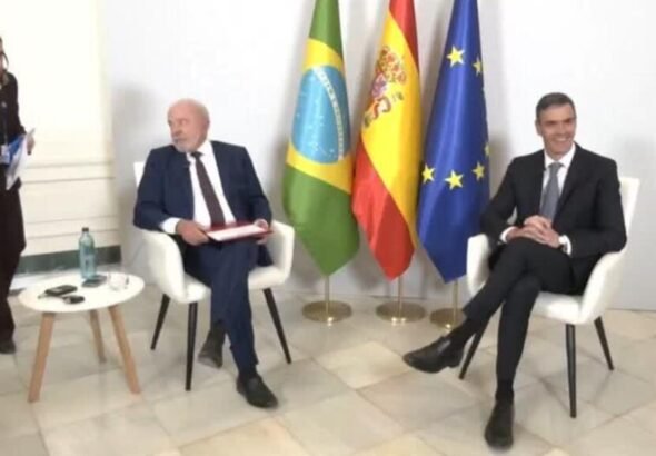 Pedro Sánchez se reúne con Lula previo a encuentro de líderes de izquierda