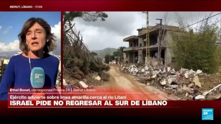 Libaneses califican de "ocupación" anuncio de Israel de no regresar al sur del país