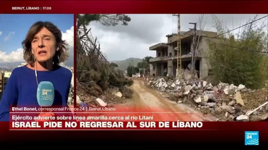 Libaneses califican de "ocupación" anuncio de Israel de no regresar al sur del país