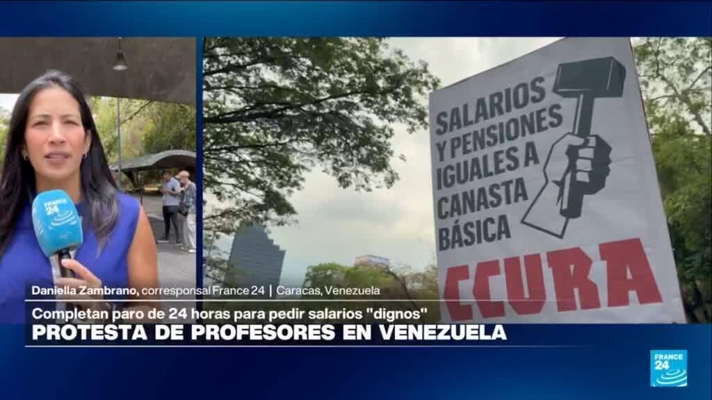 Informe desde Caracas: paro universitario en Venezuela por salarios de menos de un dólar mensual