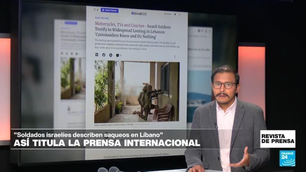 Soldados israelíes dan testimonio de los saqueos generalizados en el Líbano: 'Haaretz'