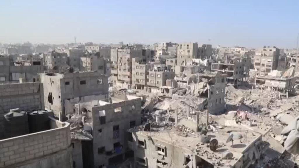 Persisten los ataques israelíes en la Franja de Gaza pese al alto el fuego