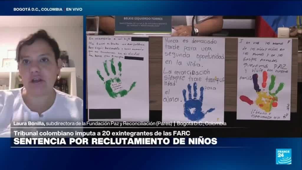 Laura Bonilla: "Las FARC deben reconocer su máxima responsabilidad en el reclutamiento de menores"