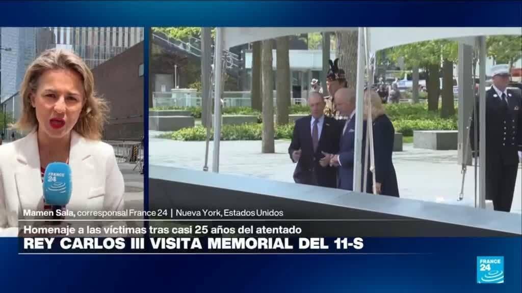 Informe desde Nueva York: rey Carlos III visita el memorial del 11-S