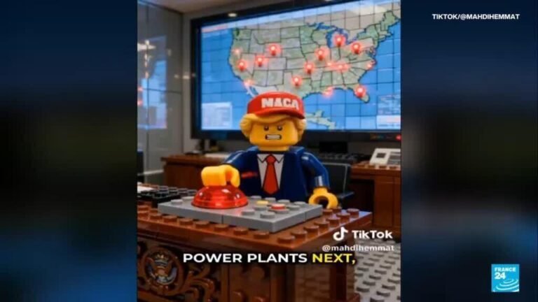 Videos de IA con estética de LEGO y propaganda iraní son virales en redes sociales