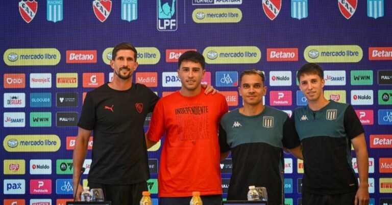 Independiente y Racing ya palpitan el clásico de Avellaneda y a Rodrigo Rey le preguntaron sobre la continuidad de Quinteros: "No pensamos en eso"