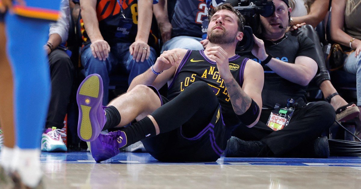 Drama en Los Angeles Lakers: Luka Doncic se lesionó y pasó de soñar con el primer MVP de su carrera a ser duda para los playoffs de la NBA