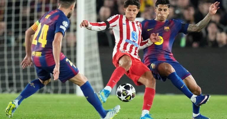 Atlético de Madrid vs. Barcelona, por la Champions League, EN VIVO: dónde ver, hora y formaciones