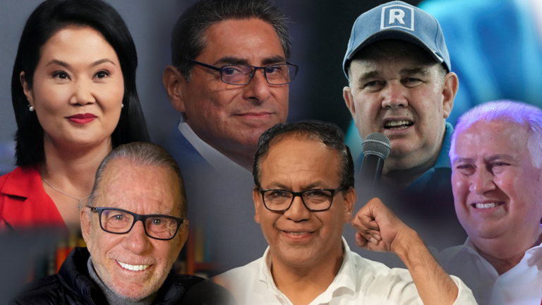 Estos son los candidatos con más opciones para las elecciones presidenciales de Perú