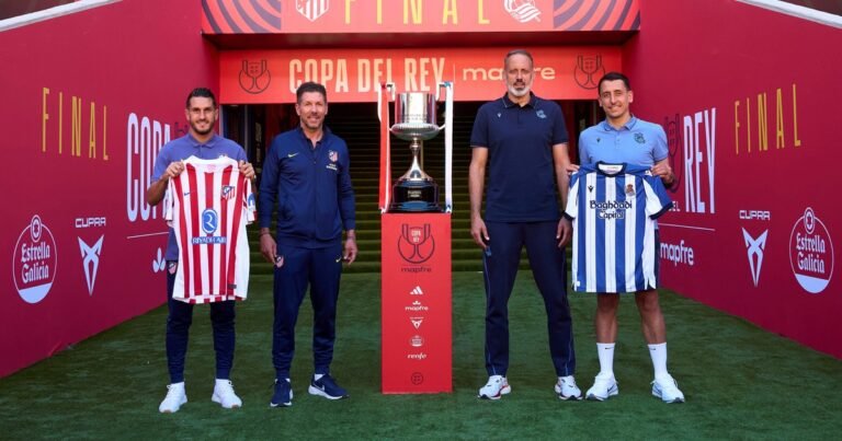 Atlético de Madrid vs Real Sociedad, por la final de la Copa del Rey EN VIVO: a qué hora es, probables formaciones y cómo ver en directo