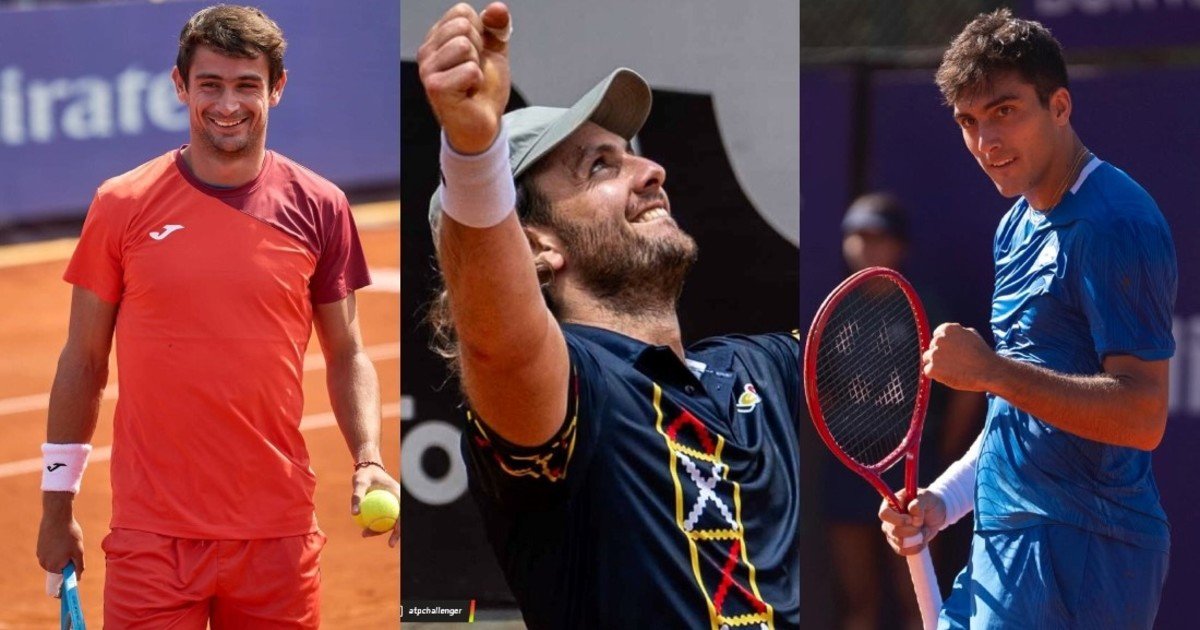 Día histórico para el tenis argentino: Navone, Trungelliti y Burruchaga jugarán finales en los ATP de Bucarest, Marrakech y Houston