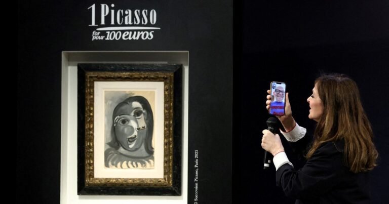 Compró una rifa de 100 euros y se ganó un cuadro de Picasso valuado en 1.000.000 euros