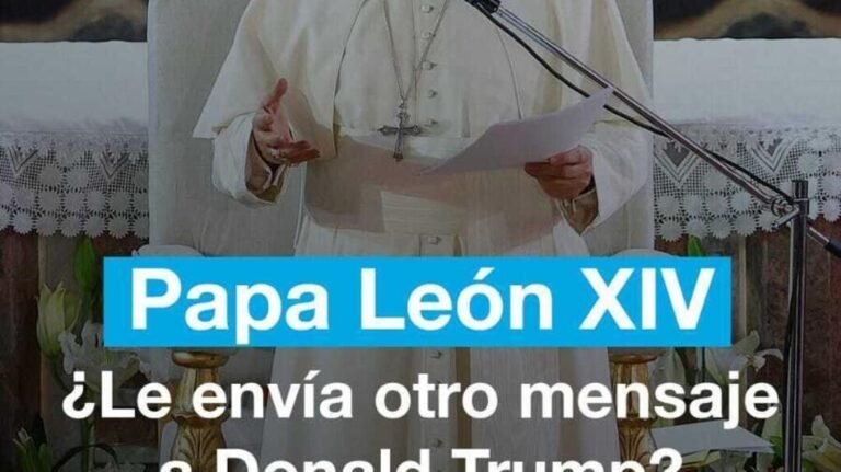 ¿Le está enviando el papa León XIV un mensaje a Trump?