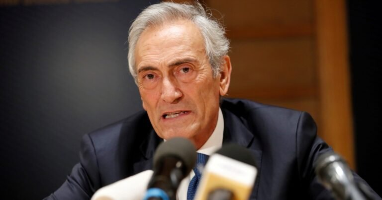 Italia y el primer cimbronazo de quedarse sin Mundial: renunció Gabriele Gravina, presidente de la Federación de fútbol tras ocho años