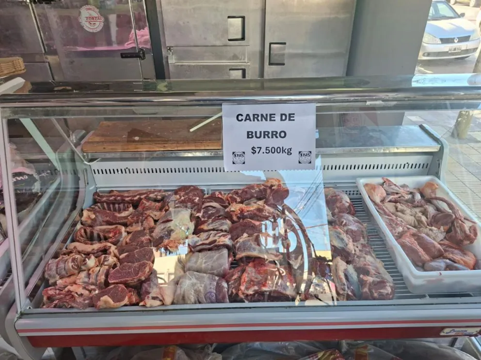 Se viene la degustación gratuita de carne de burro