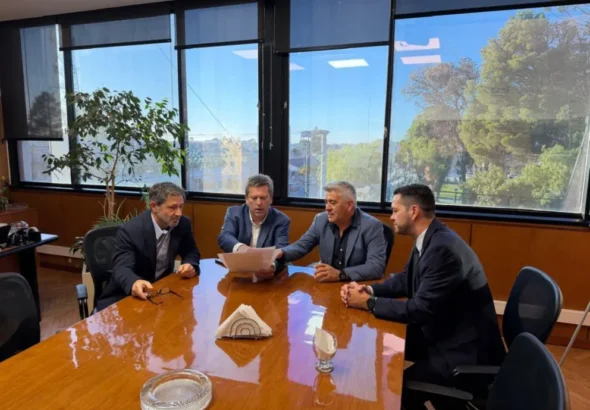 El Banco del Chubut y la Municipalidad de Gobernador Costa acordaron avanzar en un convenio financiero