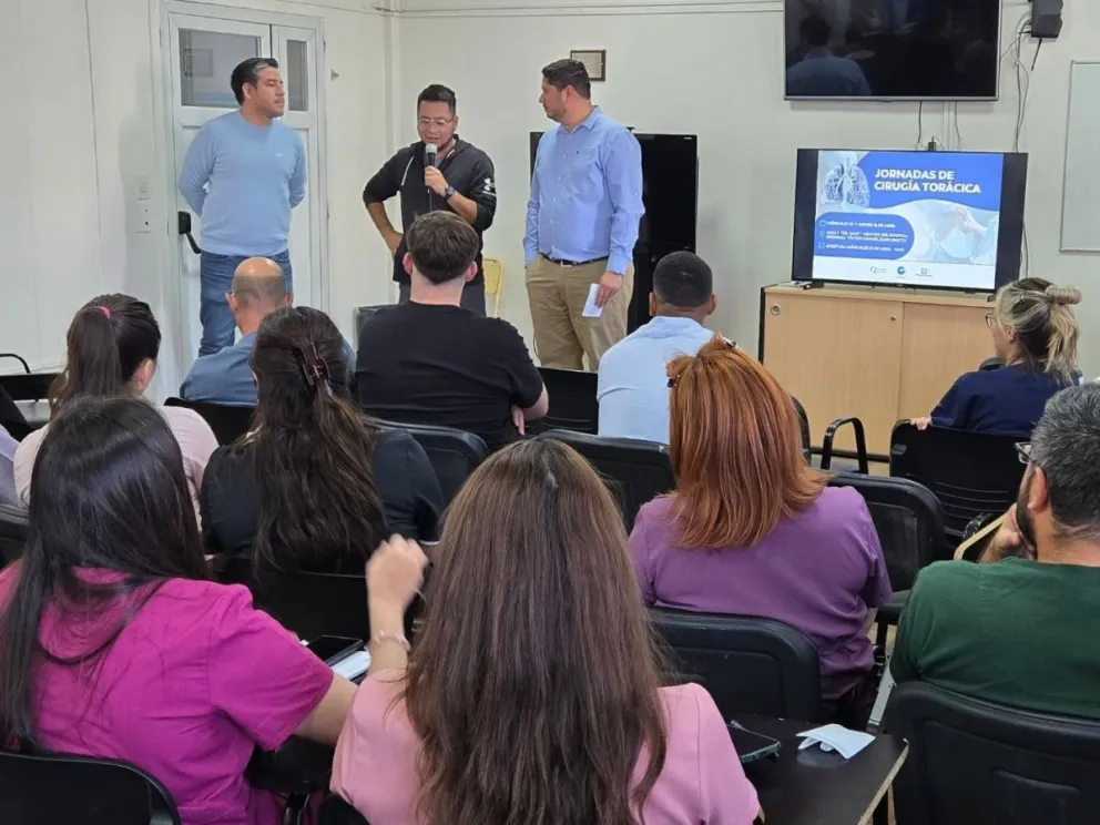 Más de 50 profesionales se perfeccionaron en las Jornadas de Cirugía Torácica del Hospital Regional