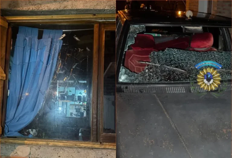 Tres detenidos por ataques con piedras a una vivienda y un vehículo