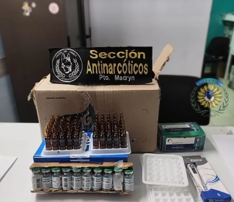 Secuestran cargamento de fentanilo en la terminal de Puerto Madryn