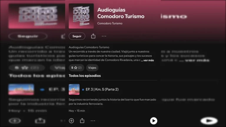 Comodoro en tus oídos: Lanzan nuevas audioguías en Spotify para descubrir la ciudad a través de sus historias