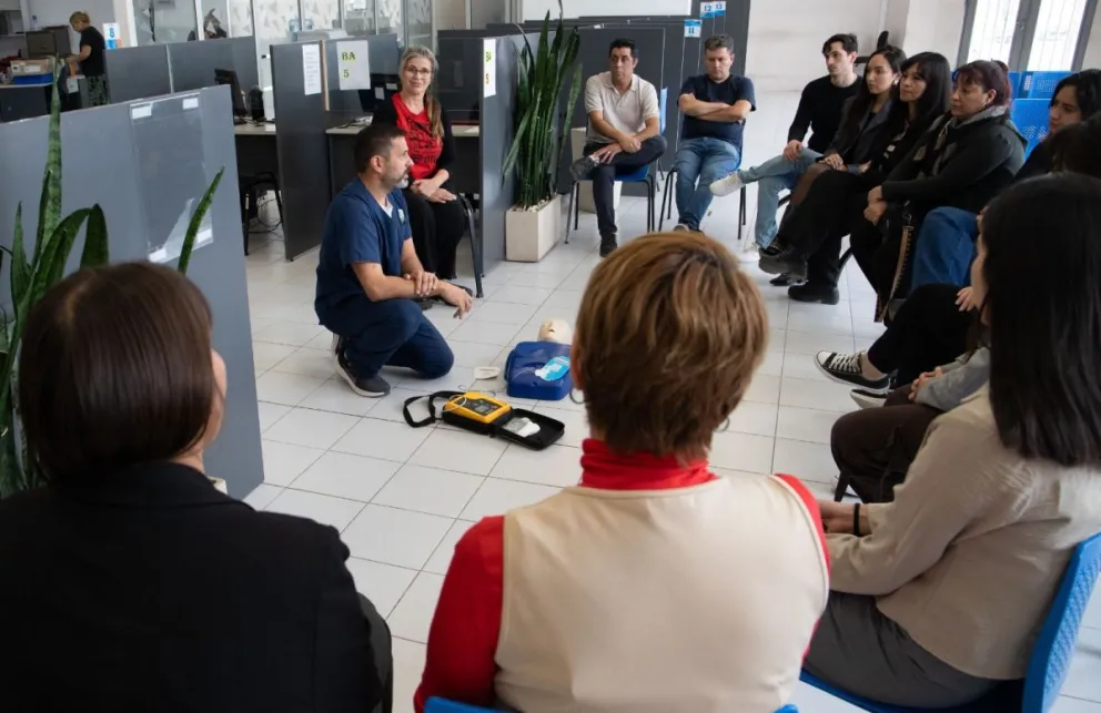 Salud municipal avanza con capacitaciones sobre RCP y Primeros Auxilios