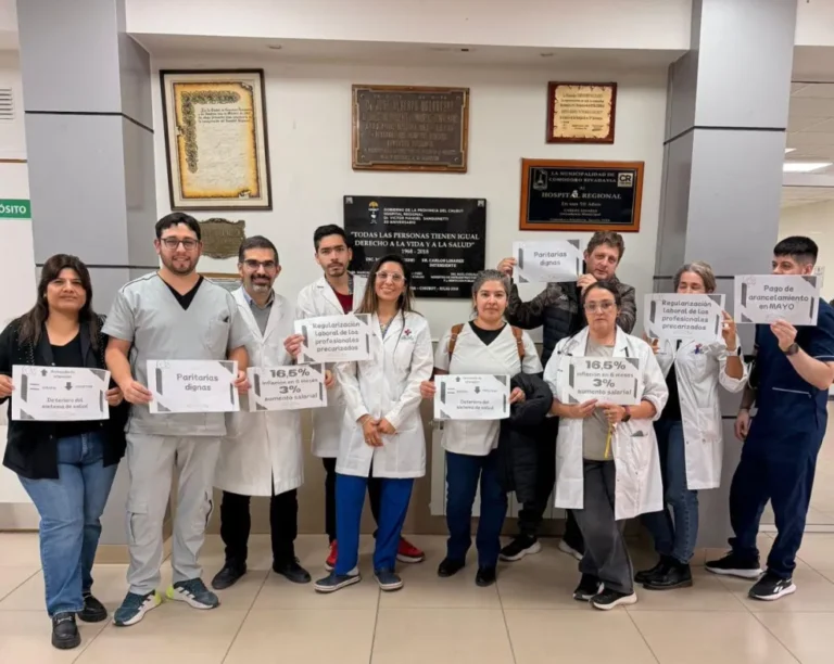 Médicos advierten que podrían convocar a un paro general en Chubut