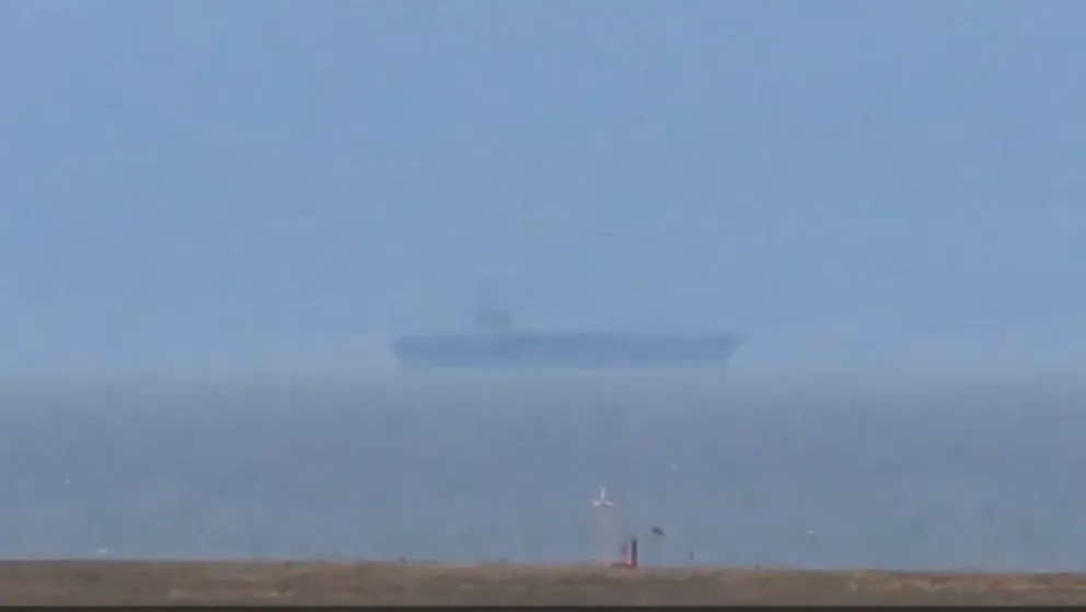 El portaaviones nuclear USS Nimitz cruzó el Estrecho de Magallanes