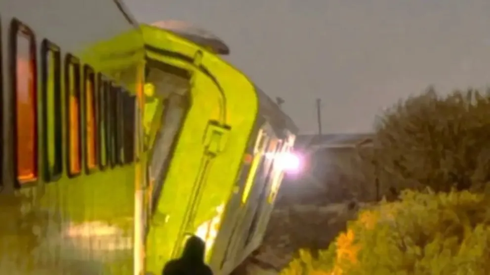 Tren Patagónico: un vagón descarriló en el tramo Viedma-Bariloche