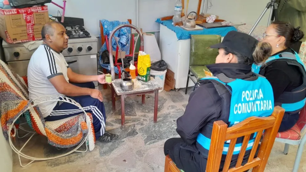 Trabajo conjunto entre vecinal de Amaya y la Policía Comunitaria